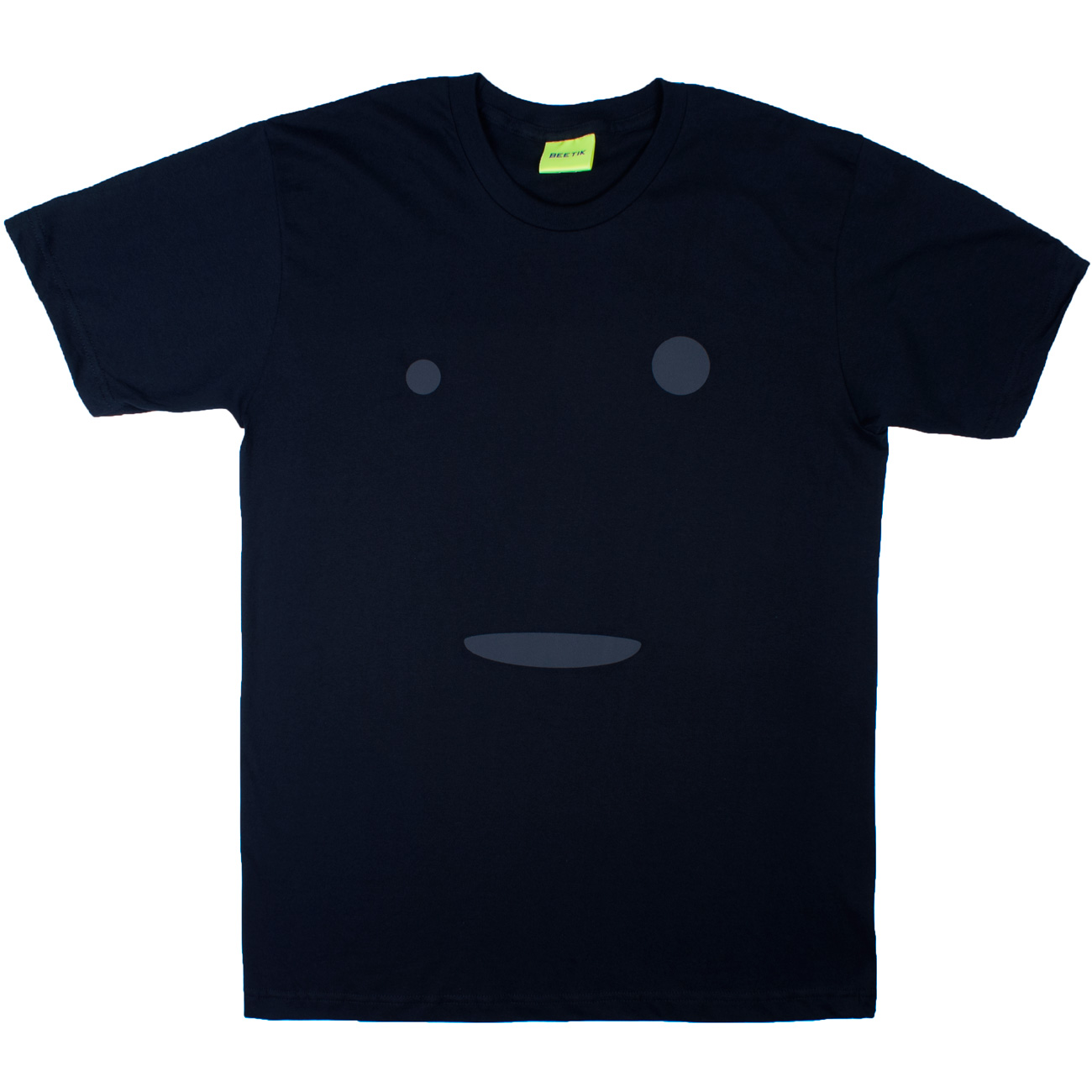 Dazed Face Black Reflective Tee