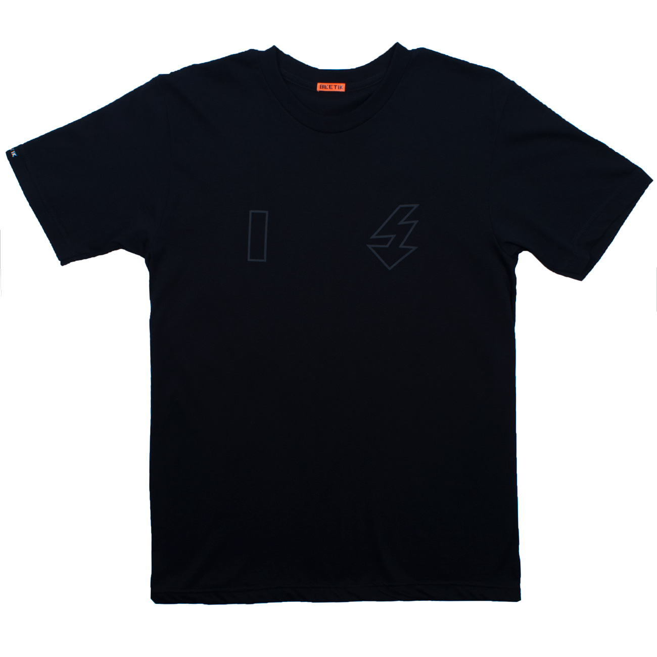 I Flash Black Reflective Tee 